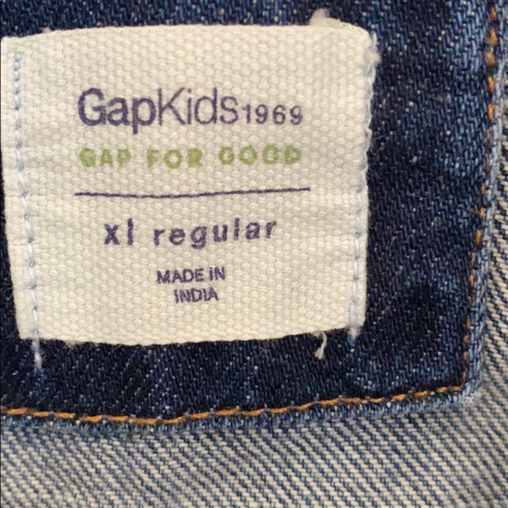Gap Kids Jean jacket vest size- youth large - Picture 3 of 3